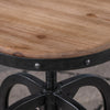 Industrial Swivel Iron Bar Stool