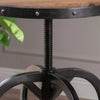 Industrial Swivel Iron Bar Stool