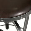 Industrial Swivel Iron Bar Stool - PU