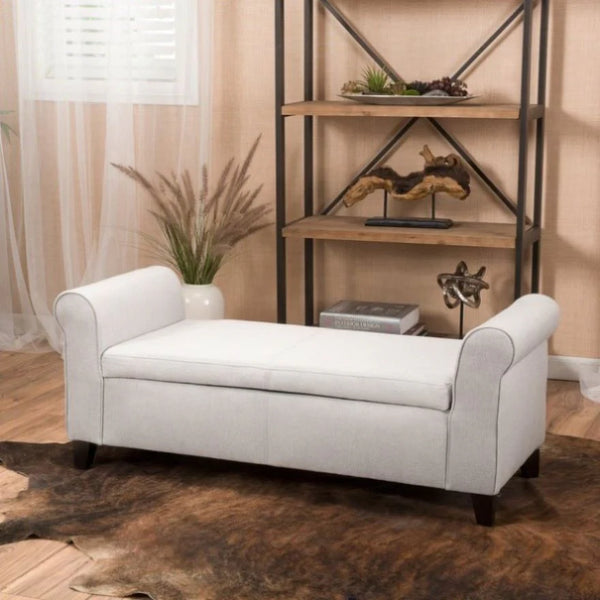 Armed Storage Bench - Natural