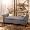 Armed Storage Bench - Grey