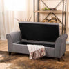 Armed Storage Bench - Grey