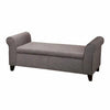 Armed Storage Bench - Grey