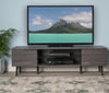 Smoked Grey Oak Effect TV Unit - Standard