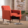 Reclining Accent Chair - Orange