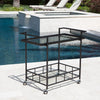 Black Iron Bar Cart