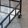 Black Iron Bar Cart