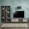 Grey Oak Effect TV Unit - Large