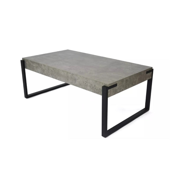 Concrete Effect Rectangular Coffee Table