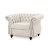 Chesterfield Arm Chair - Beige