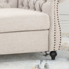 Chesterfield Arm Chair - Beige