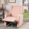 Swivel Recliner Armchair - Blush