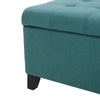 Fabric Storage Ottoman - Sky Blue