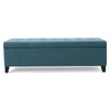 Fabric Storage Ottoman - Sky Blue