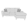 Alice Sofa - RHF Chaise (Motion Lounger)