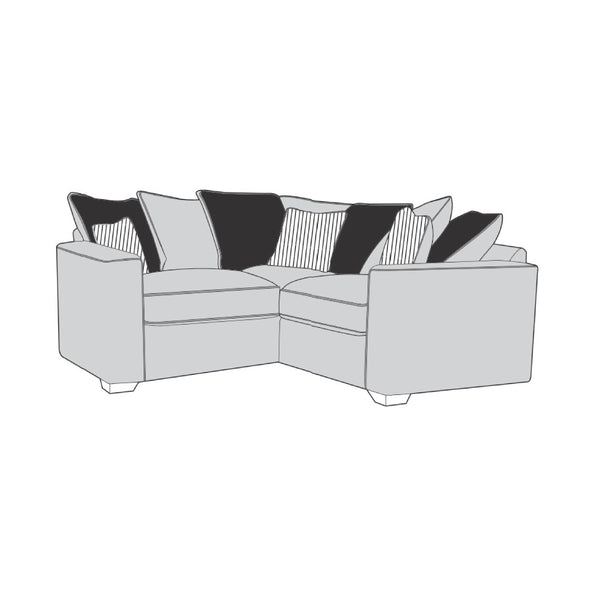 Aria Sofa - 1 Corner 1 (Pillow Back)