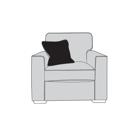 Aria Sofa - Arm Chair (Standard Back)