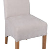 Trimpley Fabric Scroll Back Dining Chair - Natural