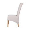 Trimpley Fabric Scroll Back Dining Chair - Natural