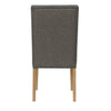 Bibury Buttoned Back Dining Chair - Dark Grey