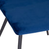 Soho Retro Dining Chair - Blue Velvet