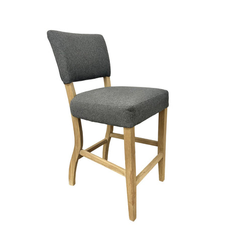 Country Living Fabric Bar Stool - Grey