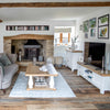 Country Living, White Painted & Oak - Small Sideboard