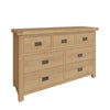 Oakdale Oak Chest of Drawers - 3 Over 4