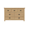 Oakdale Oak Chest of Drawers - 3 Over 4