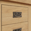 Oakdale Oak Bedside Cabinet - Small 3 Drawer