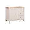 Capri Smoked Oak & Stone Painted Sideboard - Small