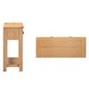 Lugano Oak 2 Drawer Console Table