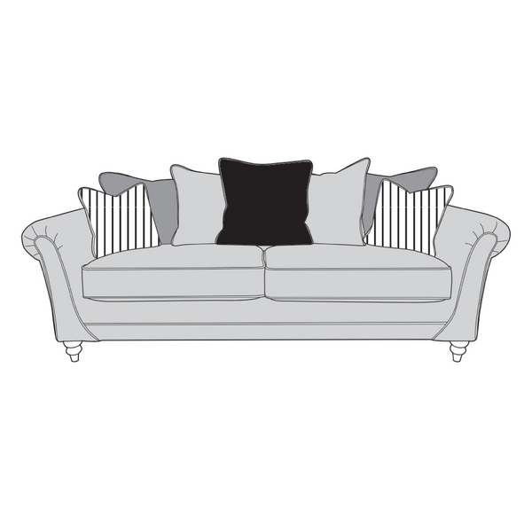 Danbury Sofa - 4 Seater (Pillow Back)