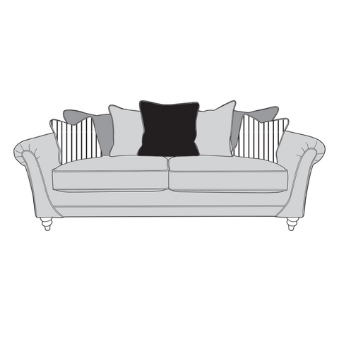 Danbury Sofa - 4 Seater (Pillow Back)