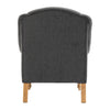 Charlotte Accent Chair - Dark Grey