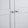 Earlham Grey Painted & Oak Wardrobe - 2 Door