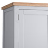 Earlham Grey Painted & Oak Wardrobe - 2 Door