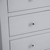 Earlham Grey Painted & Oak Chest of Drawers - 2 Over 3