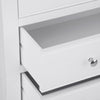 Earlham White Painted & Oak Chest of Drawers - 2 Over 3