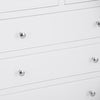 Earlham White Painted & Oak Chest of Drawers - 2 Over 3