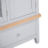 Earlham Grey Painted & Oak Wardrobe - 3 Door