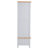 Earlham Grey Painted & Oak Wardrobe - 3 Door