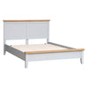 Earlham Grey Painted & Oak Bed Frame - 5ft Kingsize