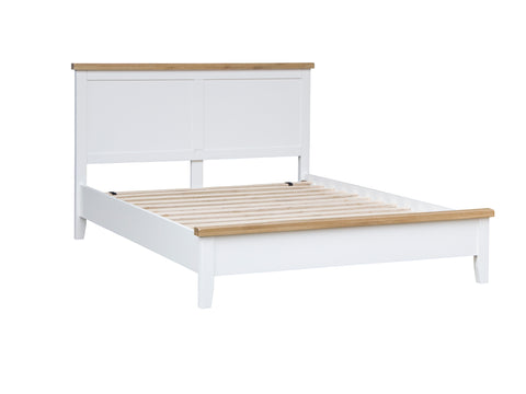 Earlham White Painted & Oak Bed Frame - 5ft Kingsize