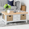 Earlham Grey Painted & Oak Coffee Table