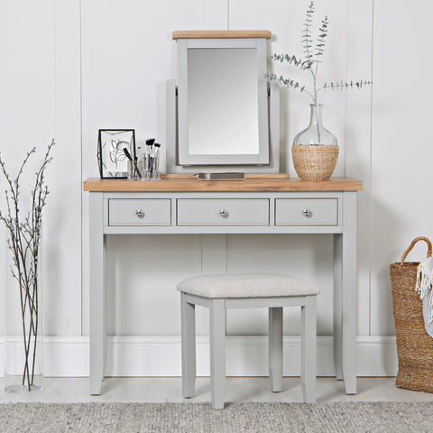 Earlham Grey Painted & Oak Dressing Table