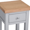 Earlham Grey Painted & Oak Lamp Table