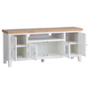 Earlham White Painted & Oak Large TV Unit