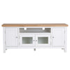 Earlham White Painted & Oak Large TV Unit