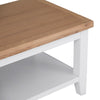 Earlham White Painted & Oak Small Coffee Table